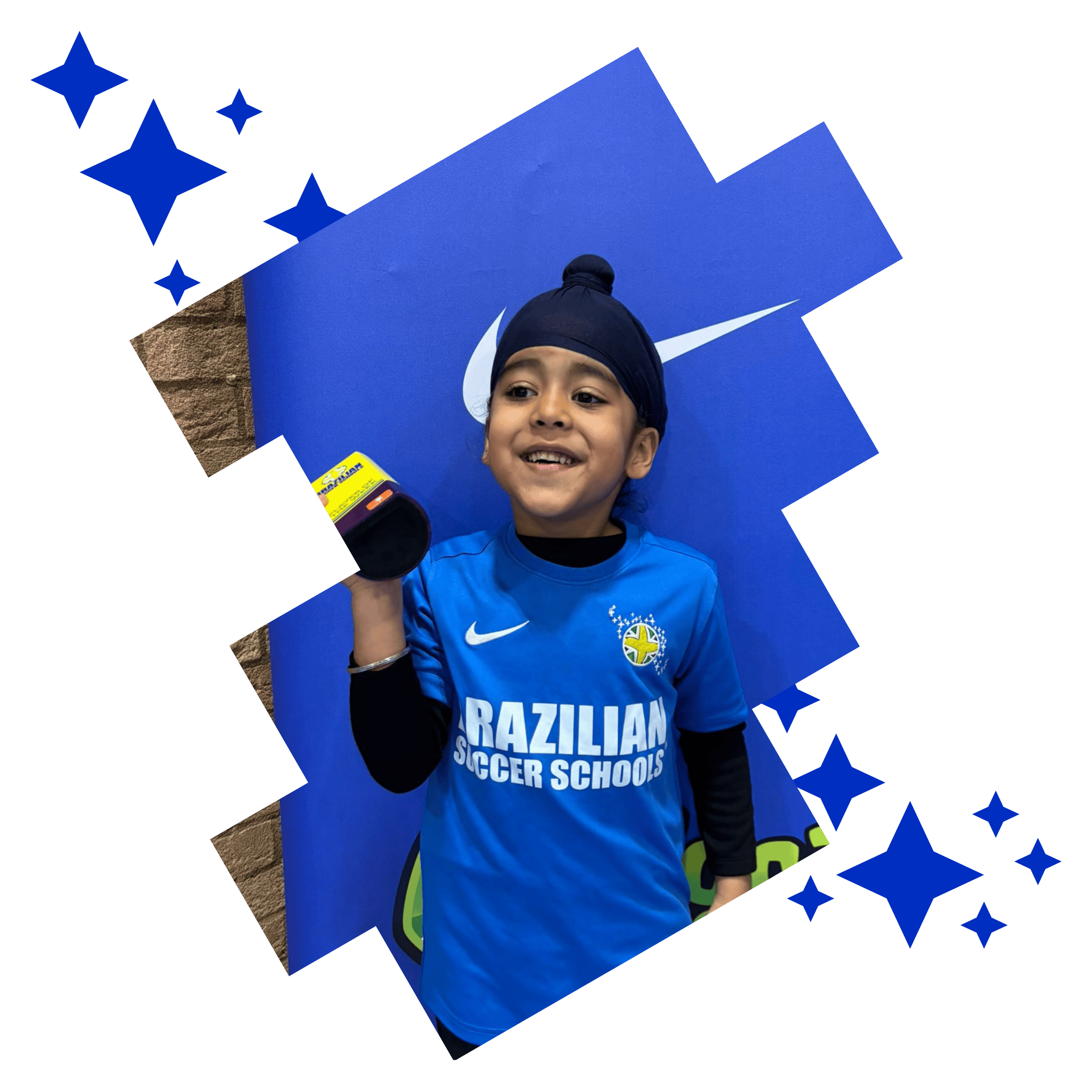 kids football class image